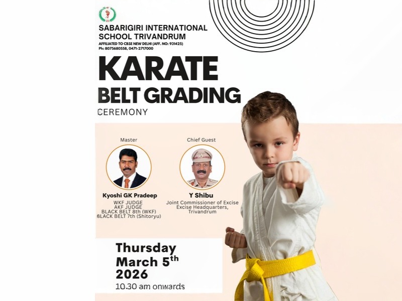 Karate Belt Grading Ceremony