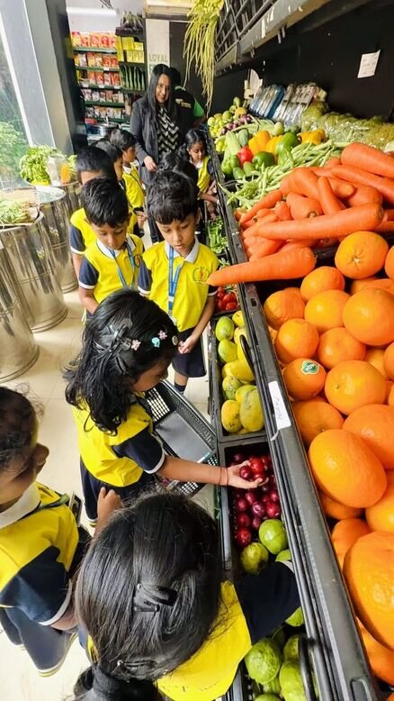 KG learners enjoyed an enriching visit to Loyal city Supermarket